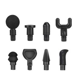 Fascia Massage Gun Accessories Attachement 8 têtes Kit Set Remplacement du corps Muscle relaxation pour 19 mm de diamètre Massage Head257E8318345