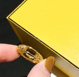 Fashiom Designer Ringe Diamant Gold Buchstabe F Ring Verlobungen für Damen Designer Schmuck Ring Herren Gold Ring Ornamente Accessoires 23122513XQ