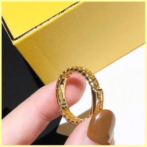 Fashiom Designer Ringen Diamant Letter F Ring Engagements Voor Dames Ring Ontwerpers Sieraden Heren Gouden Ring Ornamenten