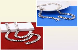 Mode 10 mm Men039S ketting Sterling Silver 925 Sieraden Cuban Link Chain Handsome Cool Male ketting Gift X0509258B5430189