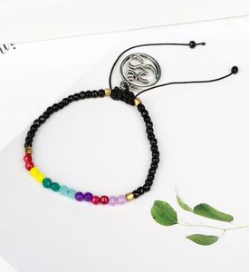 Fashion 12 Constellation Lucky Stone Balance Beads 7 Chakra Bracelet 3 mm perles Reiki Bouddha Bracelets pour femmes 9139233