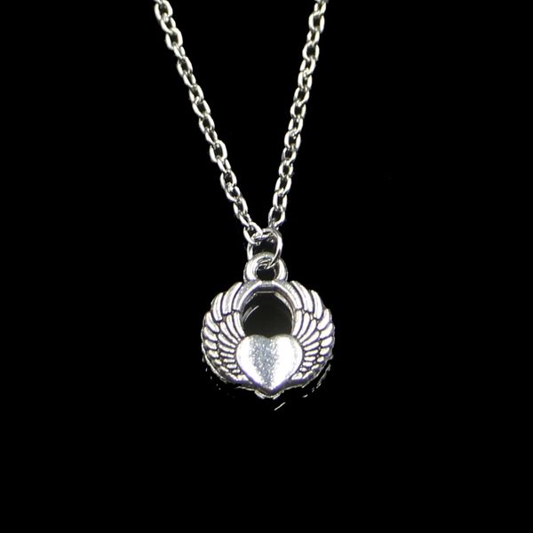 Mode 15*12mm ange ailes pendentif collier lien chaîne pour femme collier ras du cou bijoux créatifs cadeau de fête