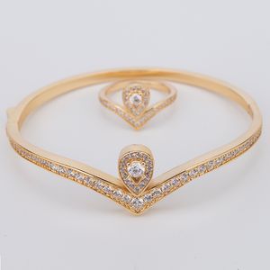 Mode 18K or amour coeur argent bracelets pour filles femmes fille maman luxe mode unisexe bijoux designer femmes bijoux cadeaux de fête vente de mariage