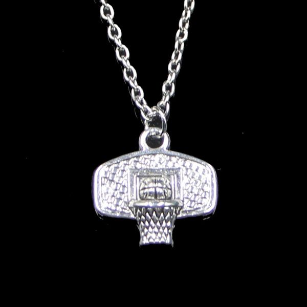 Mode 20*19mm panier de Basket pendentif collier lien chaîne pour femme collier ras du cou bijoux créatifs cadeau de fête