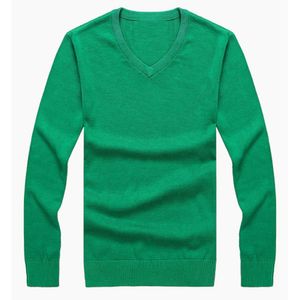 Fashion-2017 Automne Hiver Nouveau Casual Col En V Hommes Polo Pull Marque Pull 100% Coton Pull Pulls Pour Hommes Livraison Gratuite