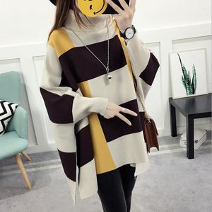 Mode-2019 pullover vrouwelijke trui mode herfst winter plus size sjaal losse casual warme gebreide tops