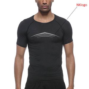 Mode 2019 Training Kleding Heren Korte Mouw Spring / Zomer Sport Afdrukken Panty Basketbal Soccers Sneldrogend Running Spring Kleding