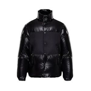 Mode hiver vers le bas épissé vestes hommes col montant veste de créateur pour homme chaud épaissir vêtements personnaliser grande taille 4xl bulle manteaux de qualité supérieure