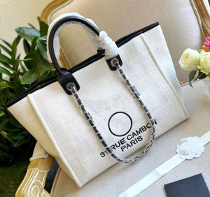 Mode 2022 luxe schoudertas Dames Dames Strand Designer tassen Cross Body Handtas Grote capaciteit geborduurd