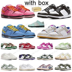 Chaussures de chaussures de créateur pour hommes baskets femmes Panda Low Triple Pink Jarritos Freddy Krueger Mario Rayssa Leal Chaussure Sports Tennis Mens Trainers Locage