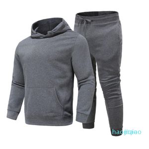 Fashion-2022Tracksuit Hommes Sweat Costumes Automne Hiver Jogging Sweat à capuche Polaire Hommes Jogger Veste Pantalon Ensembles Sport Femme Mode