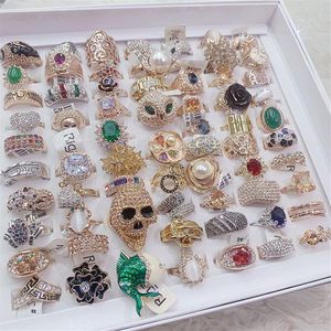 Mode 20 pièces lot Vintage Antique couleur argent animaux rétro anneaux pour les femmes mélange Style bijoux de fête de mariage Whole295P