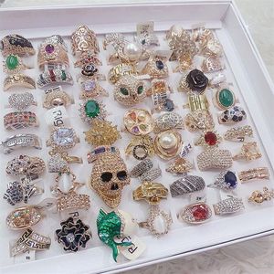 Mode 20 pièces lot Vintage Antique couleur argent animaux rétro anneaux pour les femmes mélange Style bijoux de fête de mariage Whole227L