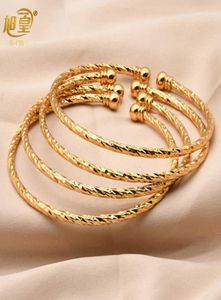 Moda de brazalete de oro de 24k brazalete ajustable de lujo para mujeres Indias turcas S Dubai Jewelry7578459