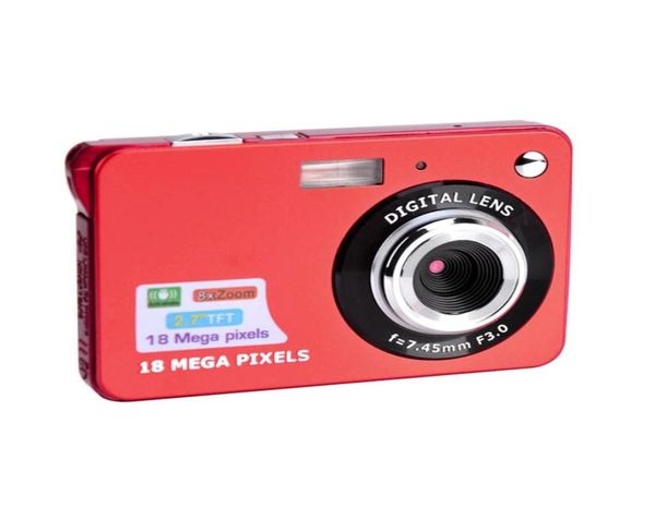 Moda Pantalla TFT LCD de 27 pulgadas 18MP 720P 8x Zoom HD Cámara digital Videocámara antivibración Video CMOS Micro cámara Regalo para niños5723940