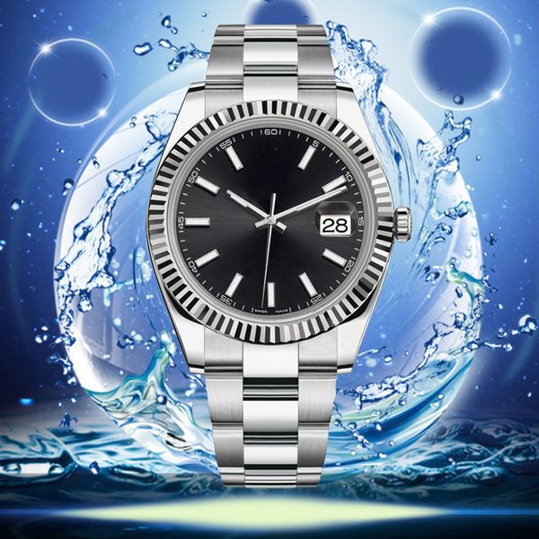 Reloj de lujo Moda 2813 Movimiento Reloj de lujo para hombre Reloj de oro automático Vestido Acero inoxidable Zafiro impermeable Luminoso Parejas Estilo Relojes de pulsera clásicos