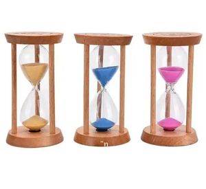 Mode 3 minutes cadre en bois sablier verre de sable sablier compteur de temps compte à rebours maison cuisine minuterie horloge décoration cadeau RRA13288