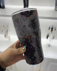 Fashion 304 Tasse à vide en acier inoxydable 20 oz de bière Steins STEINS PORTABLE CUP MOUNTÉ LAGE GLACE CLAP