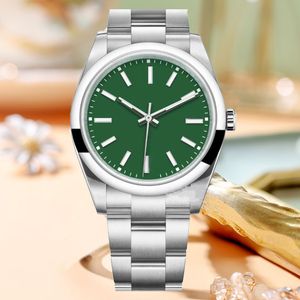 Moda 31 mm Reloj de pulsera Hombres 36 mm 41 Relojes de pulsera Reloj para niños Relojes verdes Zafiro automático 2813 movimiento mecánico de acero inoxidable montre