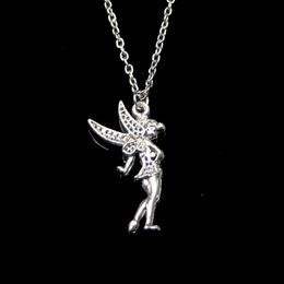 Mode 33*14mm ange fille pendentif collier lien chaîne pour femme collier ras du cou bijoux créatifs cadeau de fête