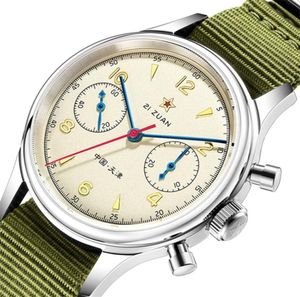 Mode 38 mm Seagull 1963 hommes chronographes montres sapphire mécanique ST1901 Mouvement pilote militaire Chronograph Watch 40mm 28477492