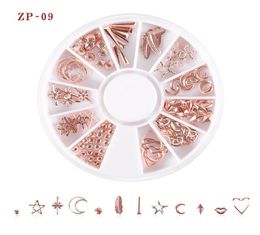 Mode 3D Rivet ongles strass pierres mélangées colorées bricolage conception décalcomanies avec ongles pince à épiler incurvée cristaux Art décorations 7670136