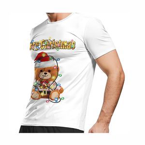 Mode 3D t-shirts imprimer noël hommes femmes t-shirt Anime à manches courtes t-shirts col rond hauts dessin animé t-shirt 524 cadeau de noël