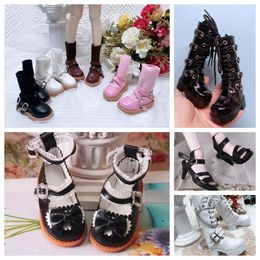Fashion 60cm Doll Shoes Accessories Boots Bjd Doll Chaussures 7,5 cm Foot Wear Shoes Toy Doll Accessoires 240514