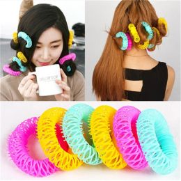 Fashion 8pcs Magic Hair Curler Curls Rushs Roller Donuts Curl Hair Tool Tool Accesorios para el cabello