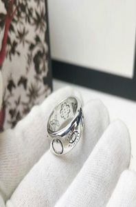 Mode 925 argent sterling crâne anneaux moissanite anelli bague pour hommes et femmes fête promesse bijoux amoureux gift1100639