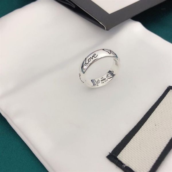 Mode 925 anneaux de crâne en argent sterling moissanite anelli bague pour hommes et femmes fête promesse championnat bijoux amateurs cadeau 310i