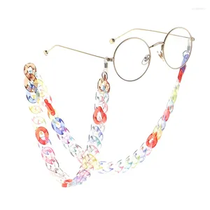 Accessoires de mode 70CM anti-dérapant Portable Style rétro acrylique lunettes porte-cordon sangle de retenue lunettes de soleil chaîne lunettes