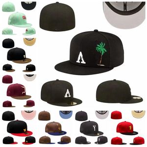 Mode Accessoires All Team Meer Pet Honkbalhoeden Hoed Sport Baseball Caps Hip Hop Volwassen Platte klep Voor Logo Buitensporten maat 7-8 Hoeden