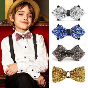 Accessoires de mode diamant noeud papillon hommes décoration de mariage noeud réglable