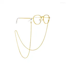 Modeaccessoires Vintage Unisex Gouden Leesbril Hangende nekketting Zonnebril Brillen Lanyard Hold Strap Damesbrilhouder