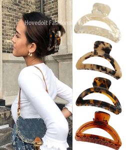 Fashion Accedate Leopard Print Coil Clip Crab Hair Claws For Women Girls Hairpins Hair Accessoires Cadeaux Coiffes Cadeaux 6435017