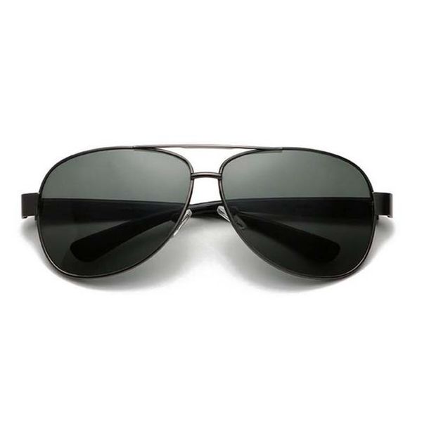 Fashion Active Sunglass Pilots Lifestyle Hommes Femmes Designer UV400 Lunettes de soleil Grey Metal Frame Eyewear 3t6 avec étui