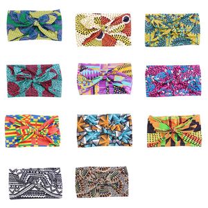 Mode motif africain imprimé femmes croix élastique bandeau cheveux accessoires doux filles été torsion Turban dames chapeaux