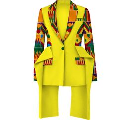 Fashion African Print Top Jacket for Women Bazin Riche Top Top Veste 100 Coton Dashiki Women African Vêtements WY39351033169