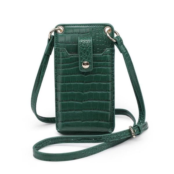 Mode Alligator téléphone portable sacs à main pour femmes pochette bonne qualité dame épaule sacs à bandoulière portefeuille sac à main filles 2021267F