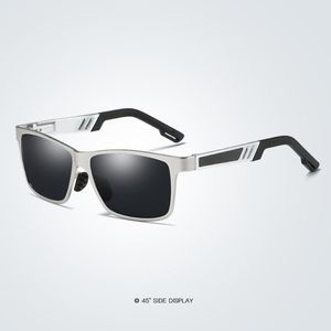 Fashion Aluminium Magnésium carré de lunettes de soleil polarisées pour hommes Femmes conduisant des lunettes de sport de pêche Mirror Sun Glasses Eyewear 213W