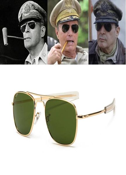 Gafas De Sol De piloto AO ópticas militares del ejército americano De moda para hombres gafas De Sol deportivas clásicas para conducir gafas De Sol7636573