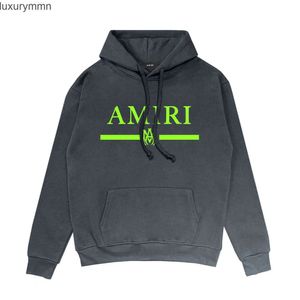 Mode Amirs Sweat à capuche Sweat terme hiver longue marque Sweats à capuche avec lettres pour hommes et femmes Casual coton pull en vrac surdimensionné 6K7Y