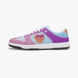 Mode en mooi aangepast patroon Diy schoenen Running Big Size Brown Shoes Heren Team Cartoon Nieuwe Black Wit Pink Purple Trainers Outdoor Sneakers 36-48 73144