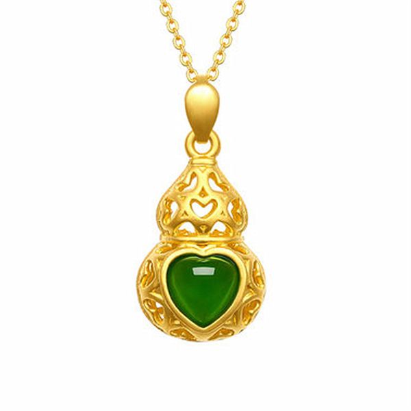 Fashion et exquis Sable Gol Pendant Hetian Jade Gour Gourd Pendant Pendants SAFANTS GOL