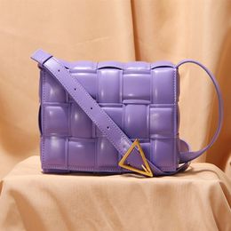 Petit sac carré à la mode et de haute qualité, nouveau Design de Niche, bon sac croisé Oblique, sac en Pu tissé doux pour femmes, Pack315S
