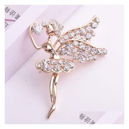 Mode Angel Gril Vorm Broche Hoogwaardige Temperamentvolle Bruid Bruiloft Broches Delicaat En Mooi Kleine Legering Sieraden Drop Levering Dhlhc