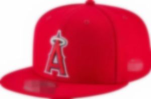 Mode anges une lettre casquette Gorras Planas Hip Hop Snapback Baseball Sport de plein air Hiphop réglable chapeau rouge H19-8.2