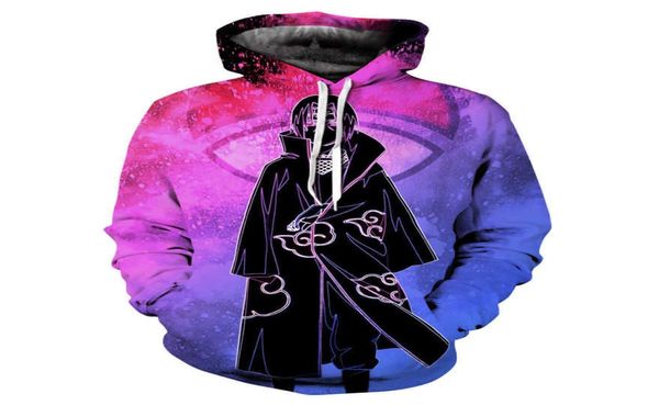 Moda Anime Boruto Uzumaki Uchiha Sasuke sudaderas con capucha 3D sudadera abrigo fino hombres mujeres Harajuku sudadera con capucha ropa de calle Q08148387697