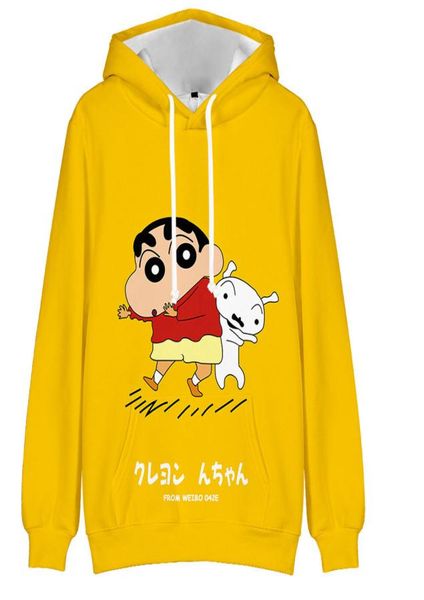 Moda Anime Crayon ShinChan Sudaderas con capucha 3D Hombres Mujeres Otoño Invierno Sudadera con capucha Boysgirls Streetwear Kid039s Tops lindos 5347483